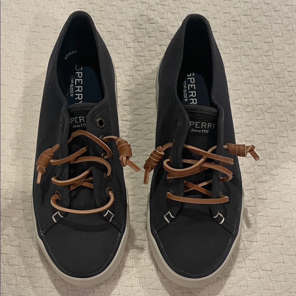 Sperry Men's Black and Brown Sneakers